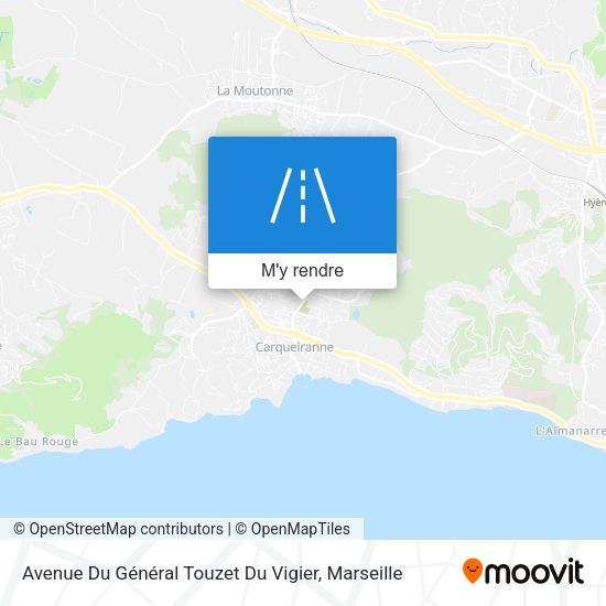 Avenue Du Général Touzet Du Vigier plan