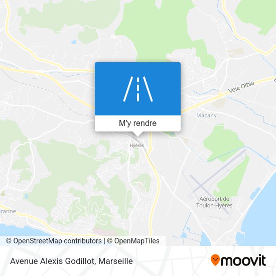 Avenue Alexis Godillot plan