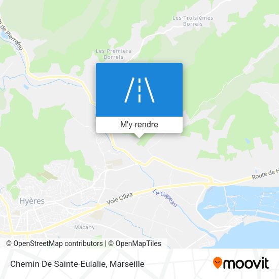 Chemin De Sainte-Eulalie plan