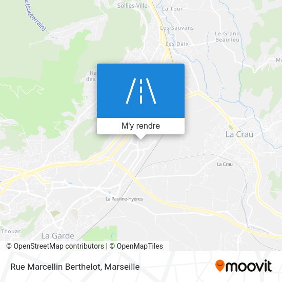 Rue Marcellin Berthelot plan