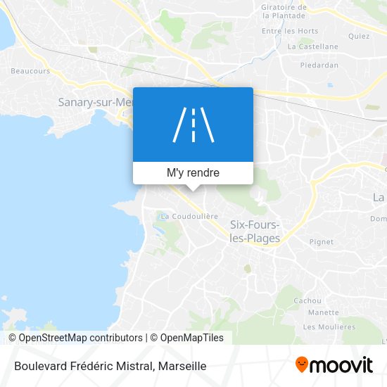 Boulevard Frédéric Mistral plan
