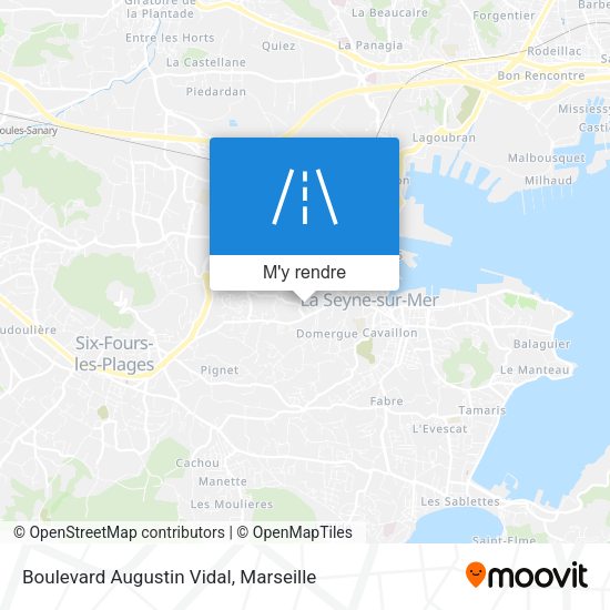 Boulevard Augustin Vidal plan