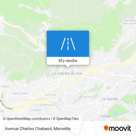 Avenue Charles Chabaud plan