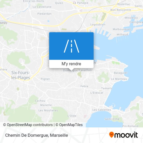 Chemin De Domergue plan