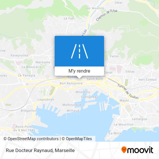 Rue Docteur Raynaud plan