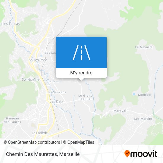 Chemin Des Maurettes plan
