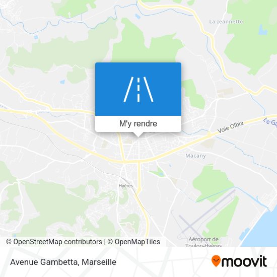 Avenue Gambetta plan