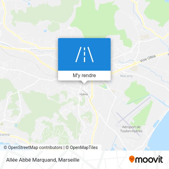 Allée Abbé Marquand plan