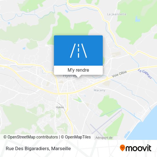 Rue Des Bigaradiers plan