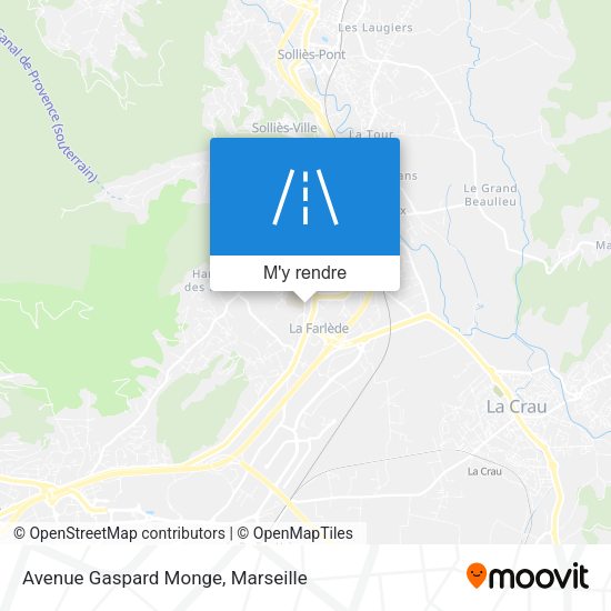 Avenue Gaspard Monge plan