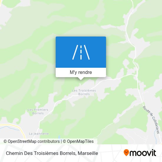 Chemin Des Troisièmes Borrels plan