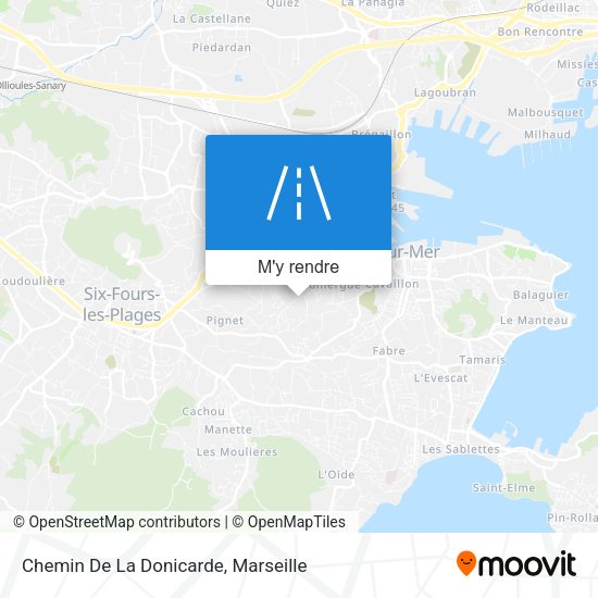 Chemin De La Donicarde plan