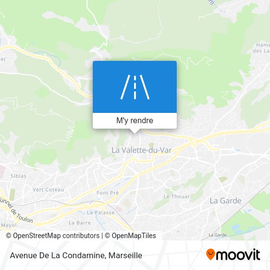 Avenue De La Condamine plan