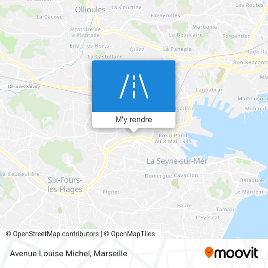 Avenue Louise Michel plan