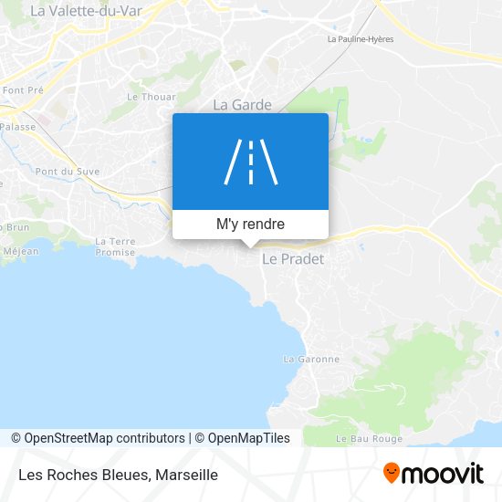 Les Roches Bleues plan