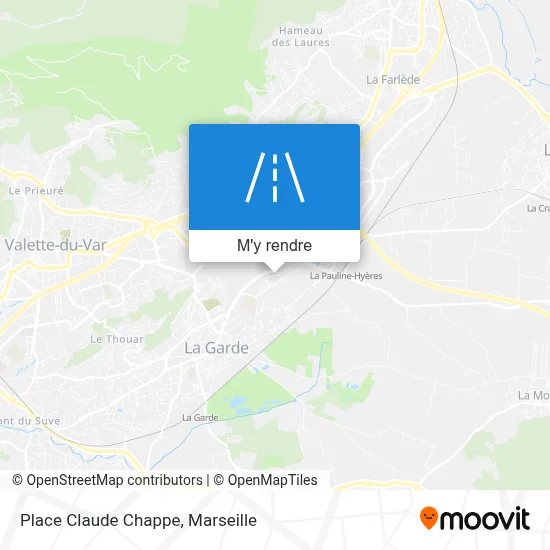 Place Claude Chappe plan