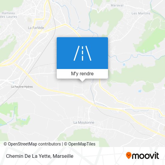 Chemin De La Yette plan