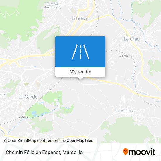 Chemin Félicien Espanet plan