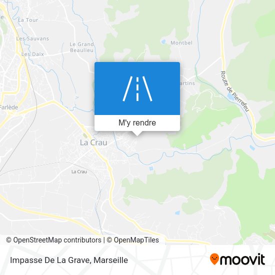 Impasse De La Grave plan
