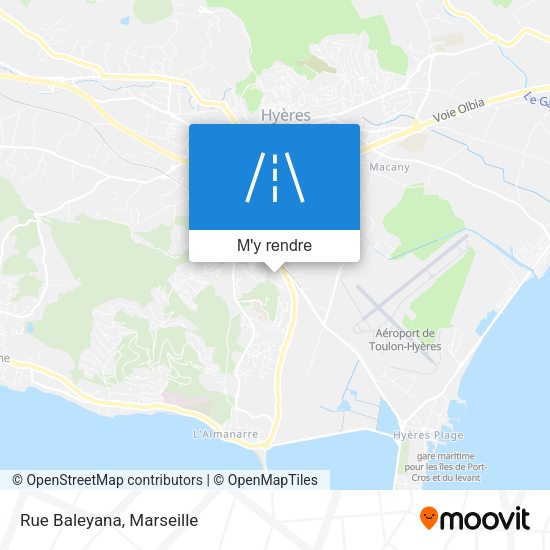 Rue Baleyana plan