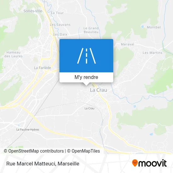 Rue Marcel Matteuci plan