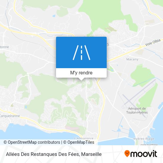 Allées Des Restanques Des Fées plan