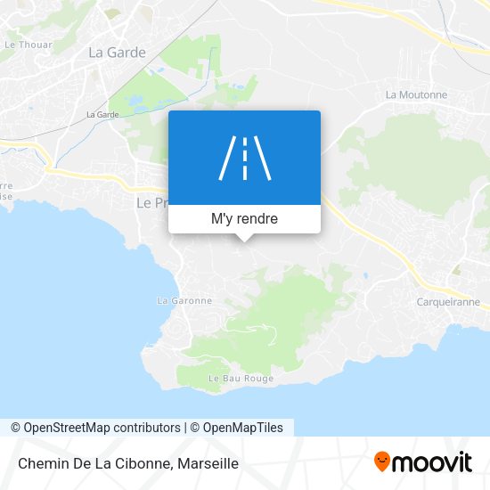 Chemin De La Cibonne plan