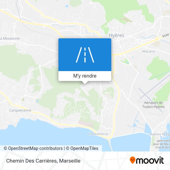 Chemin Des Carrières plan