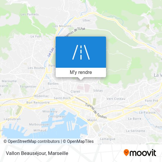 Vallon Beauséjour plan