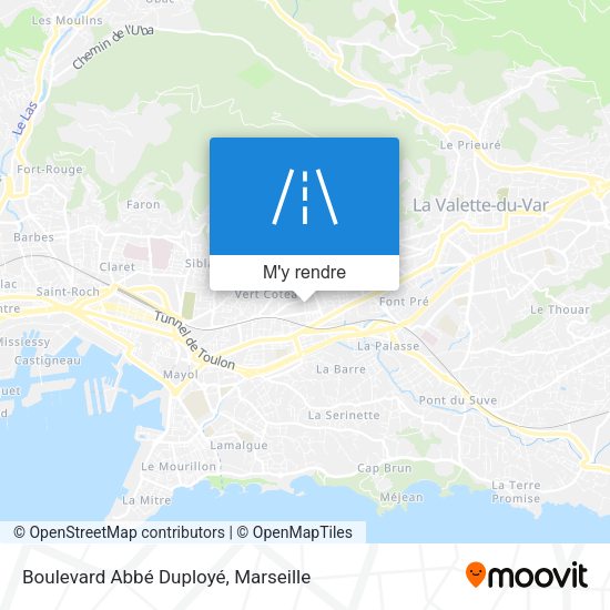 Boulevard Abbé Duployé plan