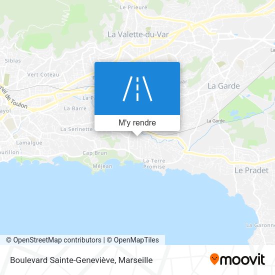 Boulevard Sainte-Geneviève plan