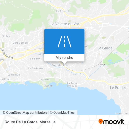 Route De La Garde plan