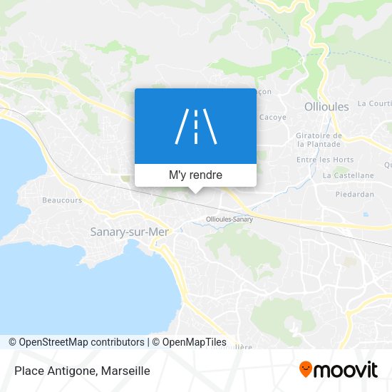 Place Antigone plan