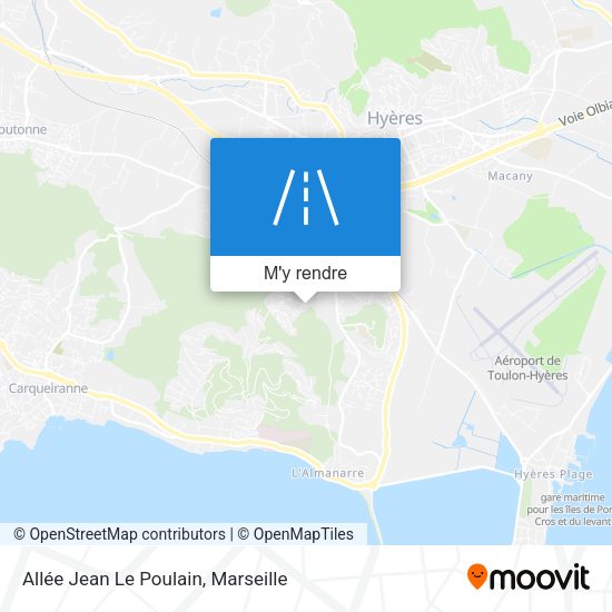 Allée Jean Le Poulain plan