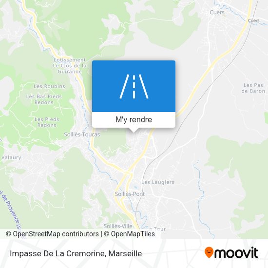 Impasse De La Cremorine plan