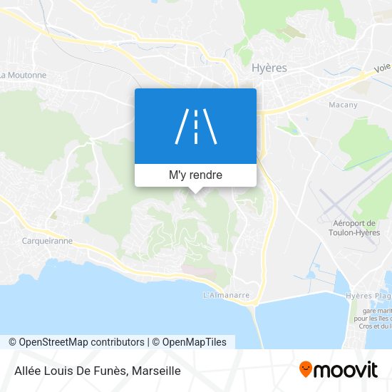 Allée Louis De Funès plan