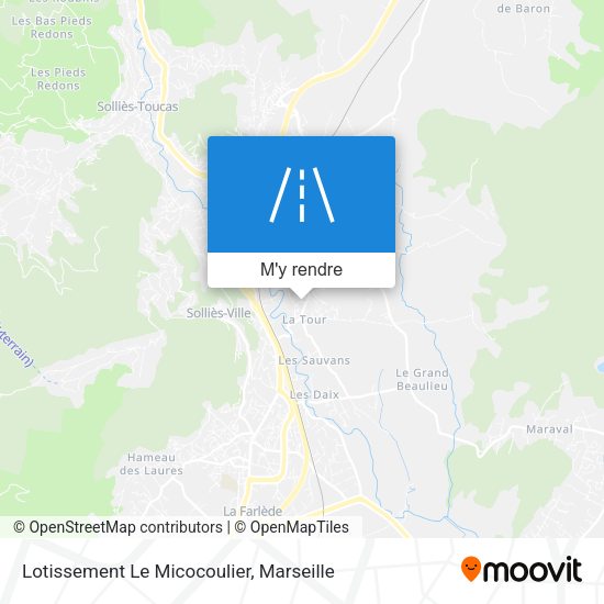 Lotissement Le Micocoulier plan