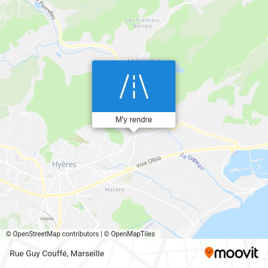 Rue Guy Couffé plan