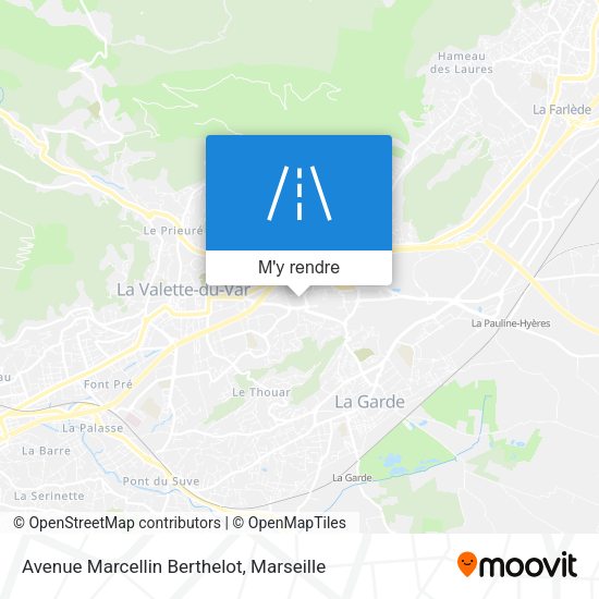 Avenue Marcellin Berthelot plan
