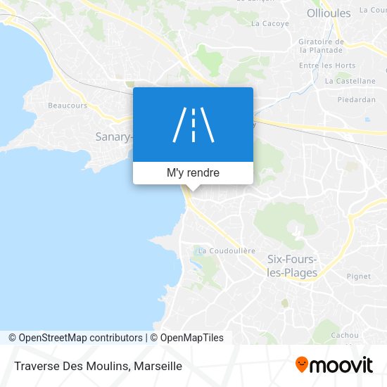 Traverse Des Moulins plan