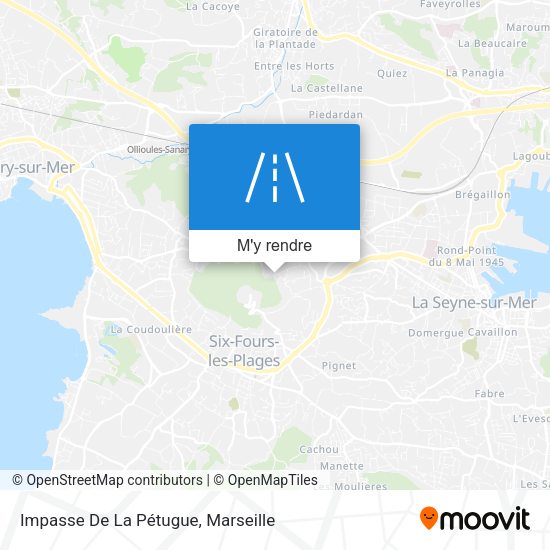 Impasse De La Pétugue plan