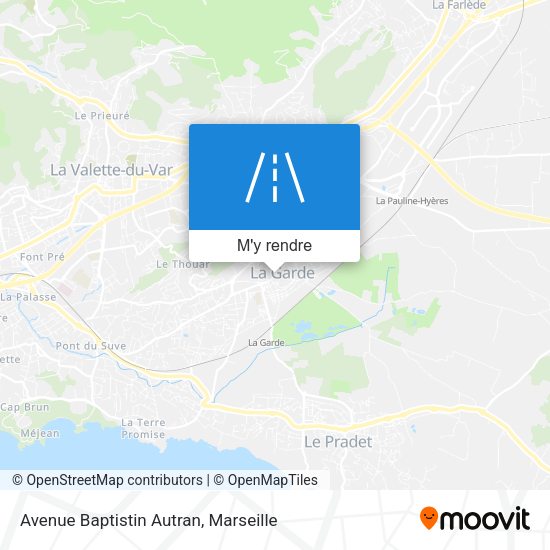 Avenue Baptistin Autran plan
