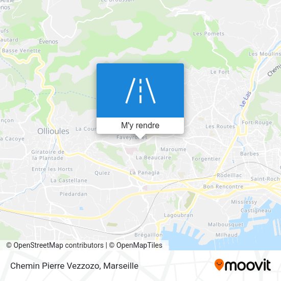 Chemin Pierre Vezzozo plan