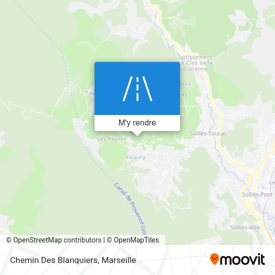 Chemin Des Blanquiers plan