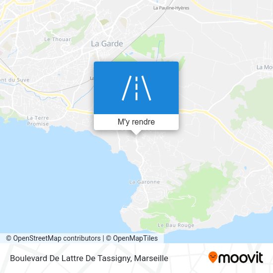 Boulevard De Lattre De Tassigny plan