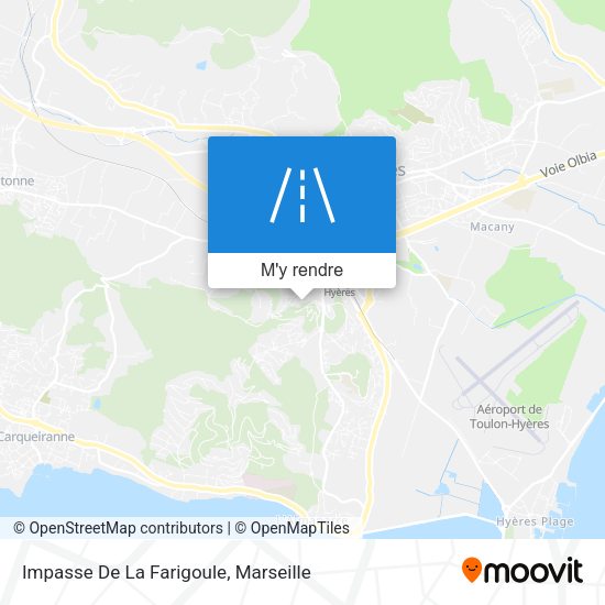 Impasse De La Farigoule plan