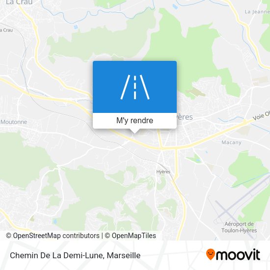 Chemin De La Demi-Lune plan