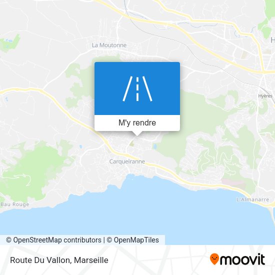 Route Du Vallon plan