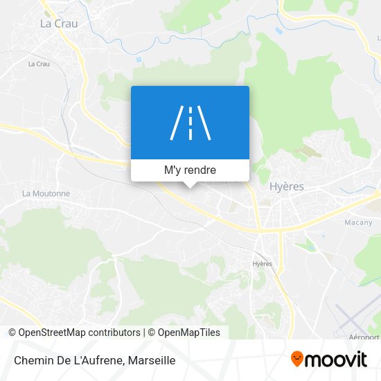 Chemin De L'Aufrene plan