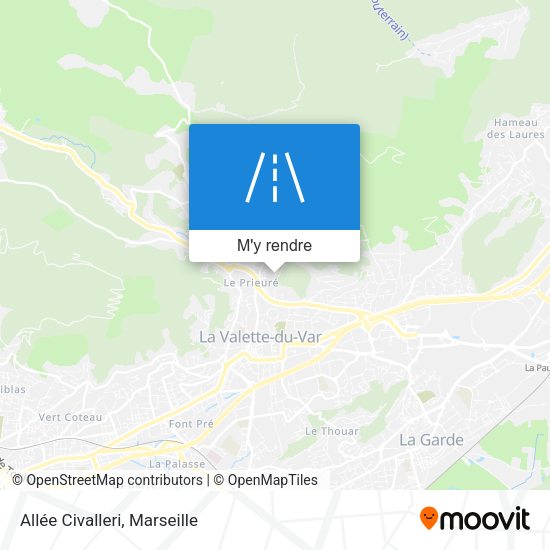 Allée Civalleri plan